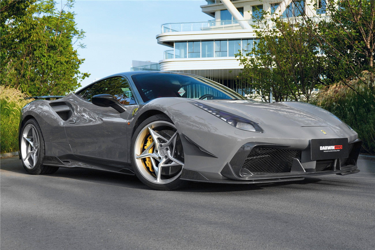 DarwinPRO 2015-2020 Ferrari 488 GTB & Spider iMP-Performance Carbon Fiber Full Kit - DarwinPRO Aerodynamics