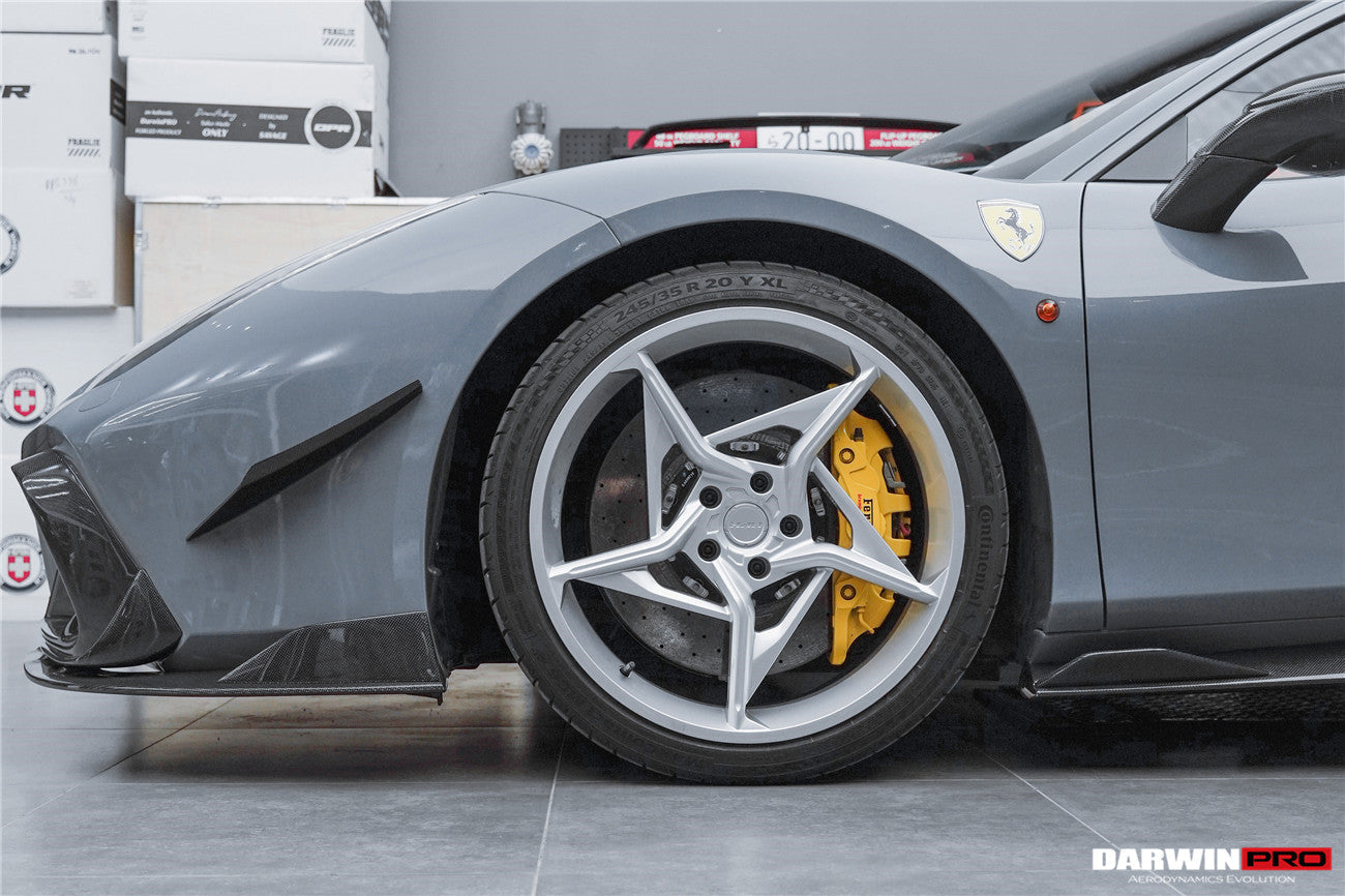 2015-2020 Ferrari 488 GTB/Spyder iMP-Performance Carbon Fiber Front Lip - DarwinPRO Aerodynamics