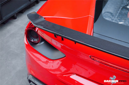 2015-2020 Ferrari 488 GTB iMP-Performance Carbon Fiber Trunk Spoiler Wing - DarwinPRO Aerodynamics