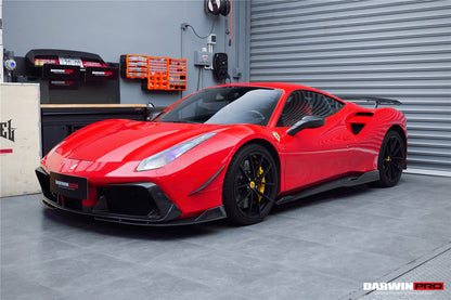 2015-2020 Ferrari 488 GTB/Spyder iMP-Performance Carbon Fiber Front Lip - DarwinPRO Aerodynamics