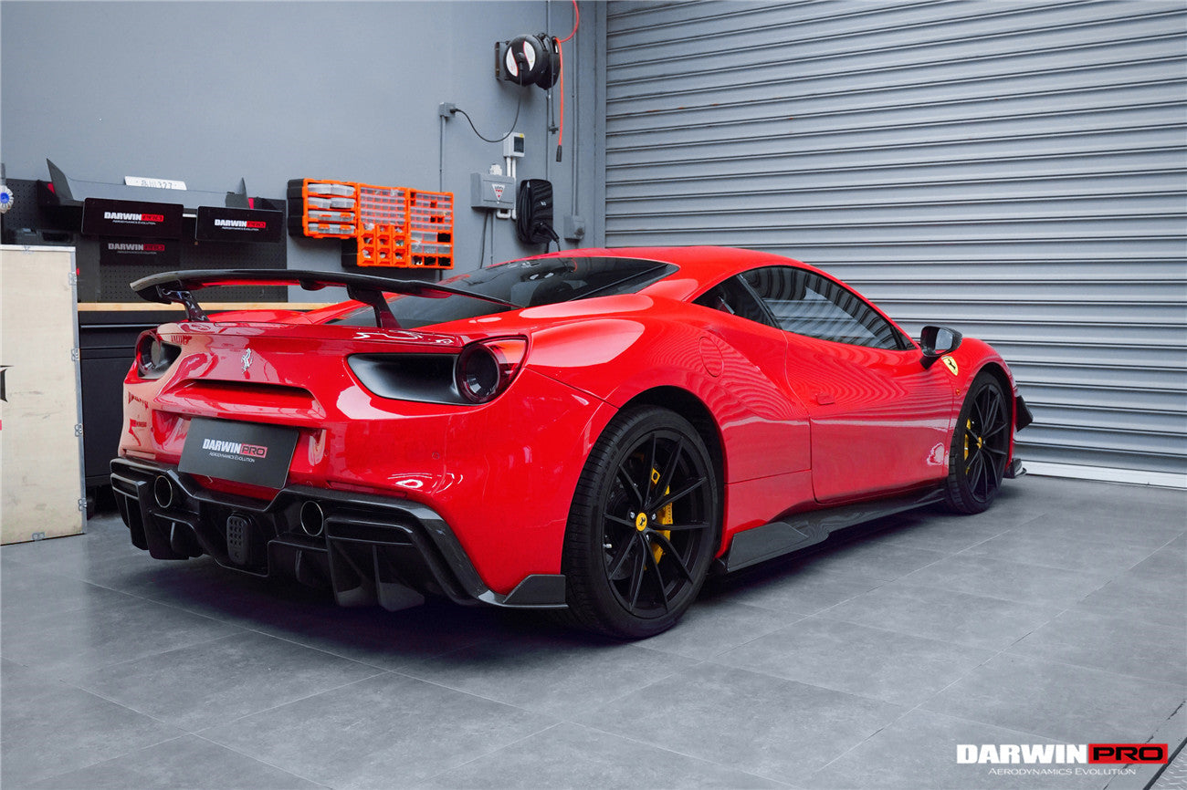 2015-2020 Ferrari 488 GTB/Spyder iMP-Performance Carbon Fiber Rear Diffuser - DarwinPRO Aerodynamics