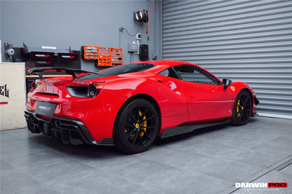 2015-2020 Ferrari 488 GTB/Spyder iMP-Performance Carbon Fiber Rear Diffuser - DarwinPRO Aerodynamics