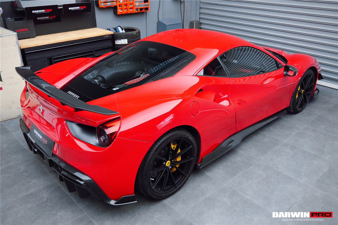 2015-2020 Ferrari 488 GTB iMP-Performance Carbon Fiber Trunk Spoiler Wing - DarwinPRO Aerodynamics
