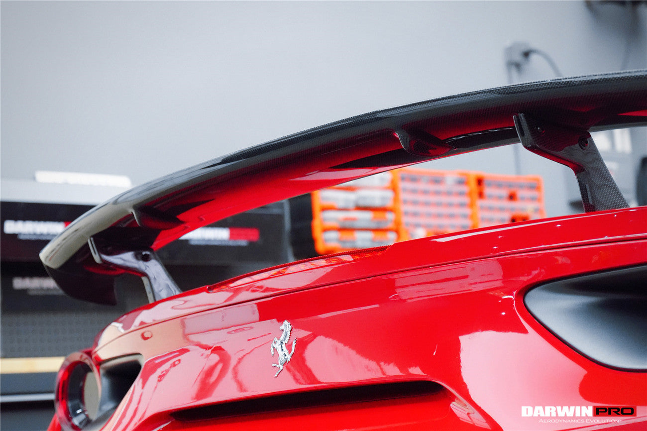 2015-2020 Ferrari 488 GTB iMP-Performance Carbon Fiber Trunk Spoiler Wing - DarwinPRO Aerodynamics