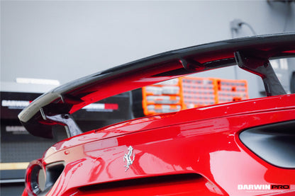 2015-2020 Ferrari 488 GTB iMP-Performance Carbon Fiber Trunk Spoiler Wing - DarwinPRO Aerodynamics