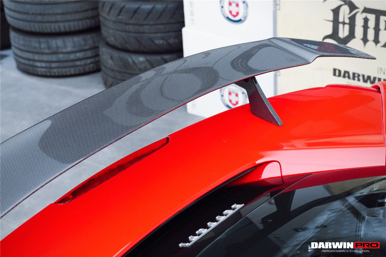 2015-2020 Ferrari 488 GTB iMP-Performance Carbon Fiber Trunk Spoiler Wing - DarwinPRO Aerodynamics