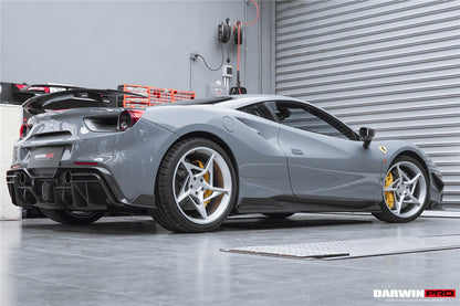 2015-2020 Ferrari 488 GTB/Spyder iMP-Performance Carbon Fiber Side Skirts Under Board - DarwinPRO Aerodynamics