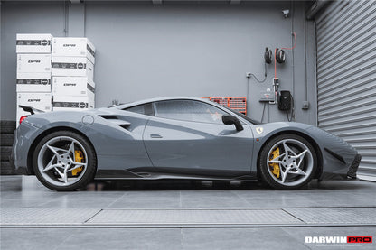 2015-2020 Ferrari 488 GTB/Spyder iMP-Performance Carbon Fiber Side Skirts Under Board - DarwinPRO Aerodynamics