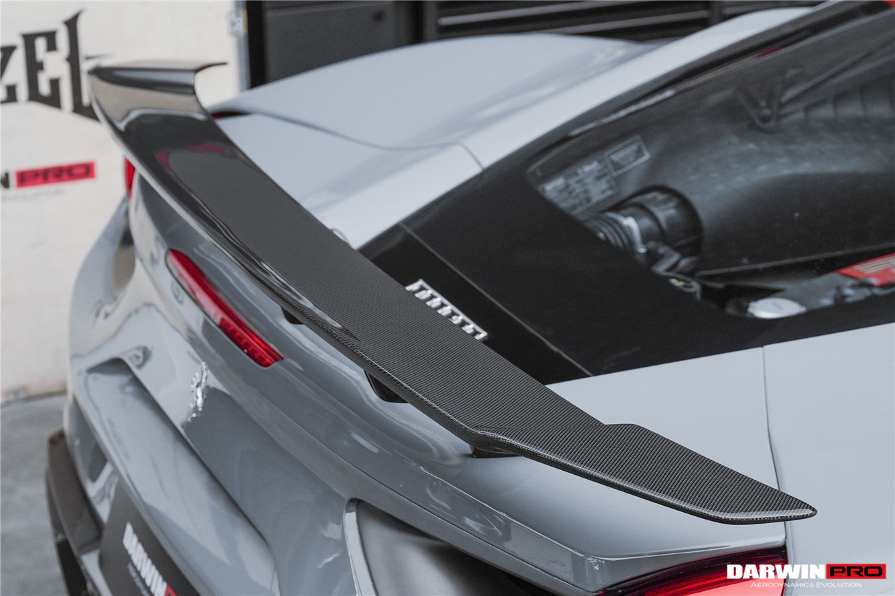 DarwinPRO 2015-2020 Ferrari 488 GTB iMP-Performance Carbon Fiber Trunk Spoiler Wing - DarwinPRO Aerodynamics