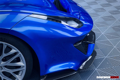 2015-2020 Ferrari 488 GTB/Spyder Pista Style Front Bumper Set W/Hood - DarwinPRO Aerodynamics