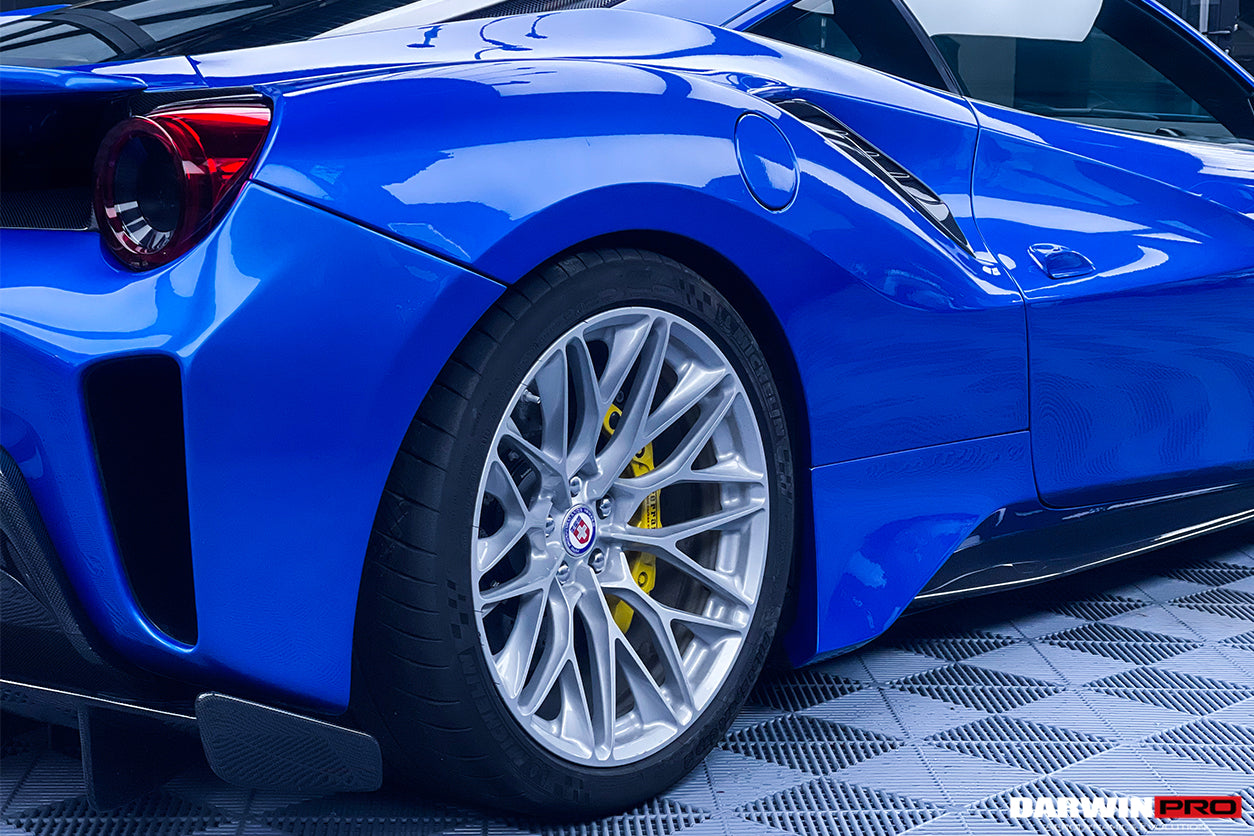 2015-2020 Ferrari 488 GTB/Spyder Pista Style Side Skirts - DarwinPRO Aerodynamics