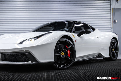 2010-2015 Ferrari 458 Coupe/Spyder BKSS Style Carbon Fiber Hood and Partial Carbon Fiber Front bumper - DarwinPRO Aerodynamics