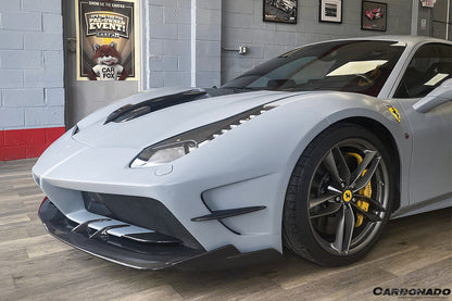 2015-2020 Ferrari 488 GTB/Spyder MA Style Carbon Fiber Hood - Carbonado