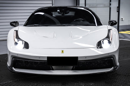 2010-2015 Ferrari 458 Coupe/Spyder BKSS Style Carbon Fiber Hood and Partial Carbon Fiber Front bumper - DarwinPRO Aerodynamics