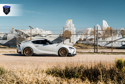 21" Rohana RFX10 Brushed Bronze 5x112 ( Staggered Setup ) ( Set of 4 )