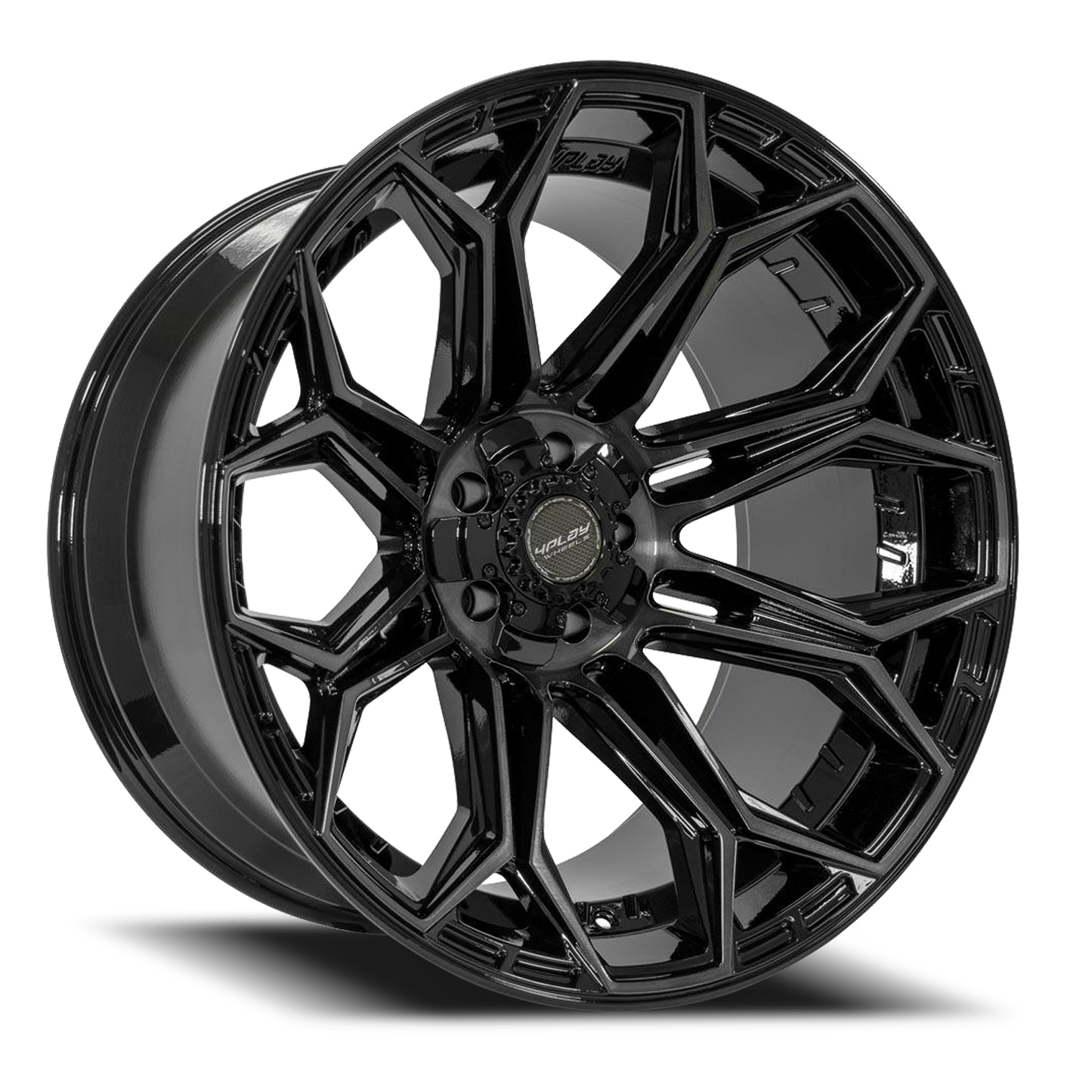 4PLAY 4P83 BBT 22x12 -44 5x127/5x139.7mm 87.1mm Gloss Black Brushed Face-Tinted Clear
