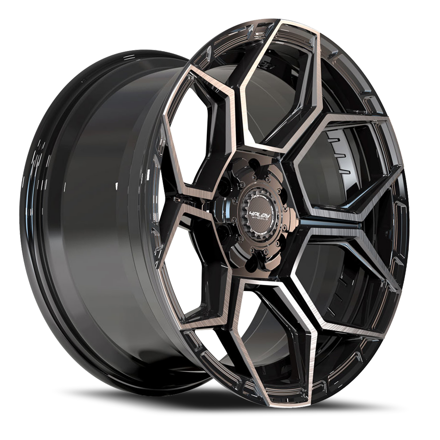 4PLAY 4PS26 18x8 +38 5x112/5x114.3mm 71.6mm Brushed Dark Charcoal