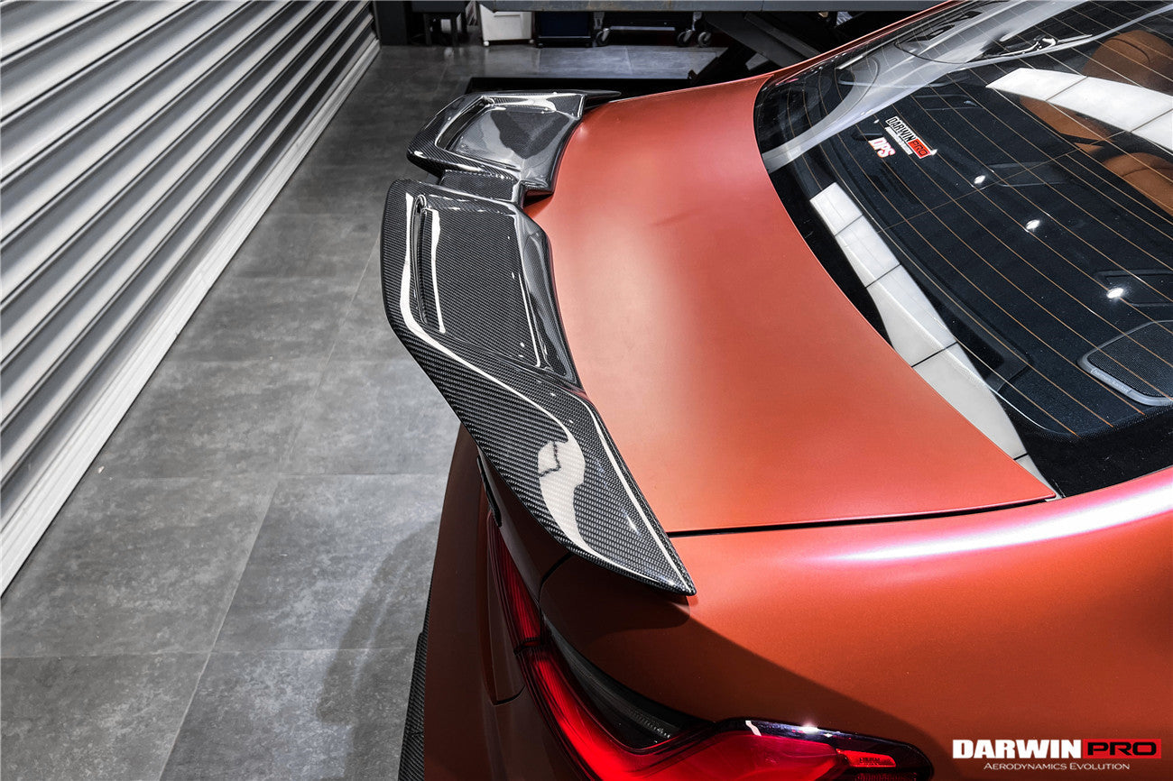 2021-UP BMW M3 G80 G20 BKSS Style Carbon Fiber Trunk Spoiler - DarwinPRO Aerodynamics