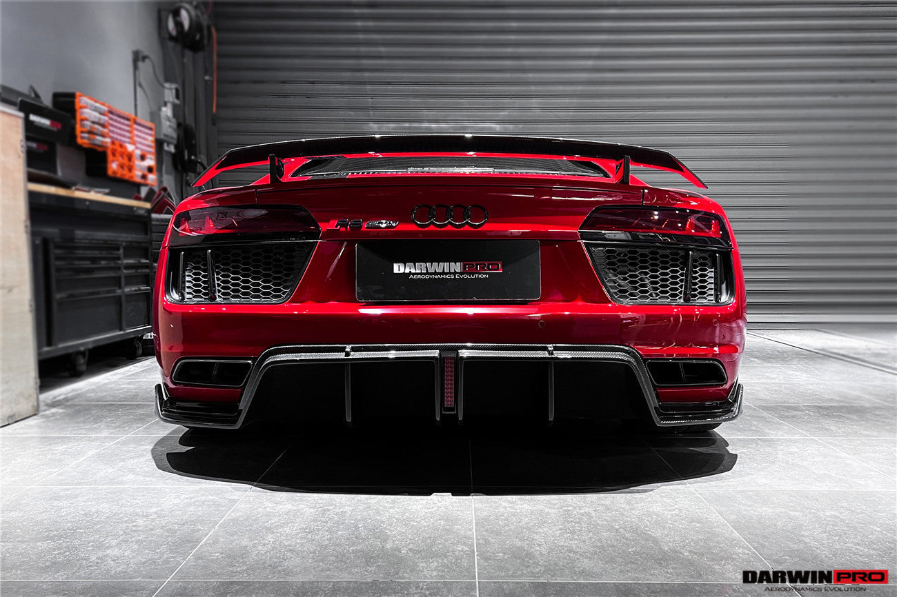 2016-2023 Audi R8 GEN2/GEN3 Coupe ONLY GT Style Carbon Fiber Trunk Wing - DarwinPRO Aerodynamics