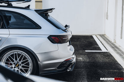 2017-2022 Audi RS4 B9 BKSS Style Rear Diffuser w/ Caps - DarwinPRO Aerodynamics