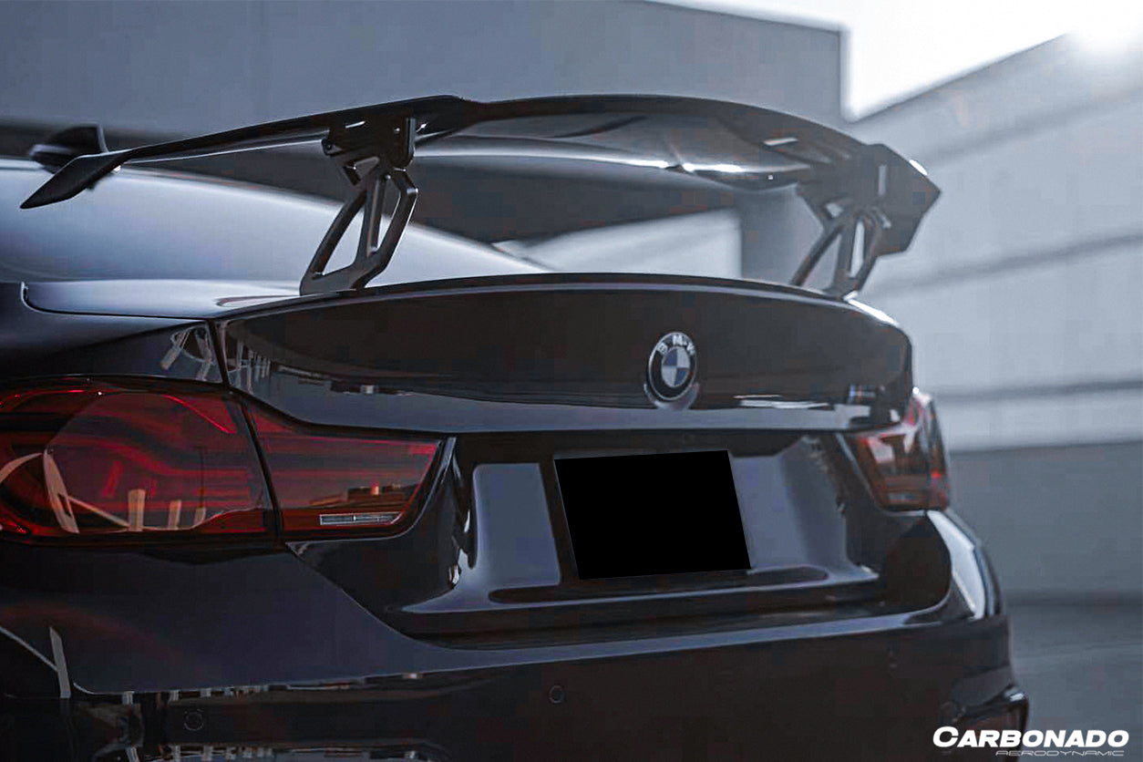 2014-2020 BMW M3 F80 M4 F82 VRS Style Carbon Fiber Trunk Spoiler - Carbonado
