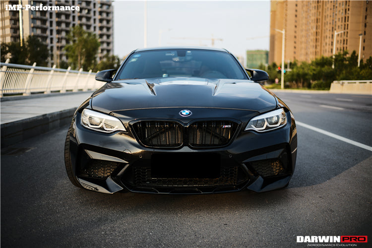 2014-2020 BMW M2/M2C  2-SERIES F22/F23F87 IMP Performance Partial Carbon Fiber Hood - DarwinPRO Aerodynamics