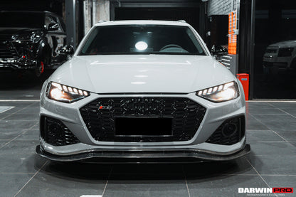 2020-2022 Audi RS4 B9.5 BKSS Style Carbon Fiber Front Lip - DarwinPRO Aerodynamics