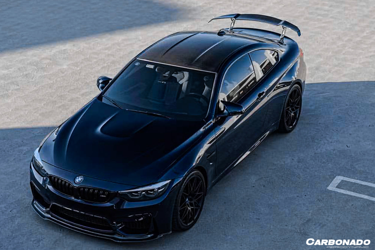 2014-2020 BMW M3 F80 M4 F82 VRS Style Carbon Fiber Trunk Spoiler - Carbonado