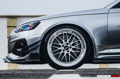2020-2022 Audi RS4 B9.5 BKSS Style Carbon Fiber Front Lip - DarwinPRO Aerodynamics