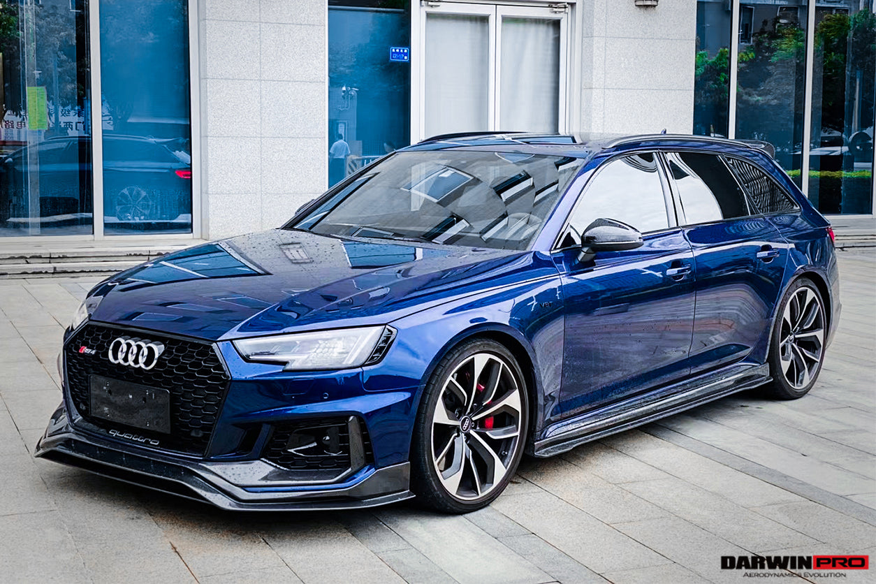 2017-2019 Audi RS4 B9 Front Bumper Trim Lip - DarwinPRO Aerodynamics