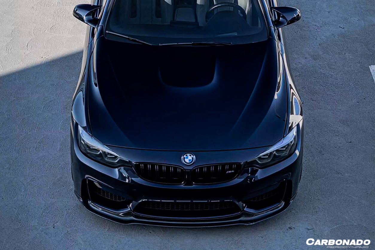 2014-2020 BMW M3 F80 M4 F82 VRS Style Carbon Fiber Front Lip - Carbonado