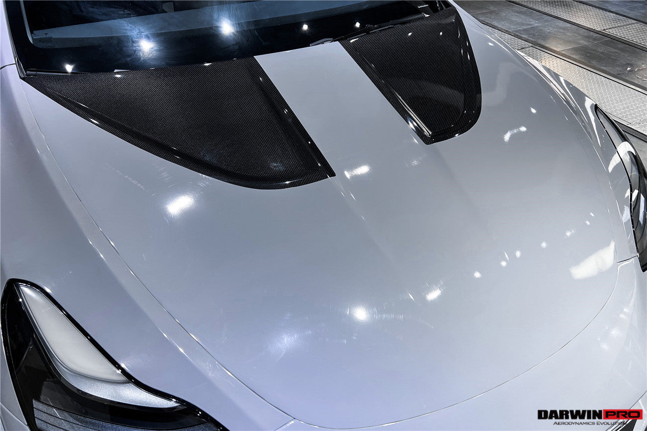 2020-2023 Tesla Model Y IMP Performance Carbon Fiber Hood - DarwinPRO Aerodynamics