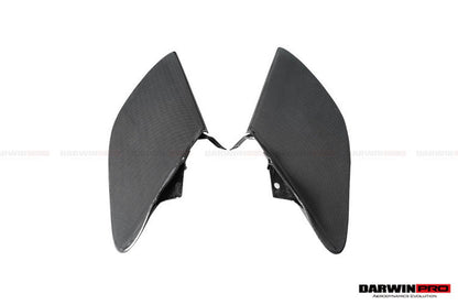 2015-2020 Ferrari 488 GTB/Spyder Dry Carbon Fiber Side Air Intake Fins - DarwinPRO Aerodynamics