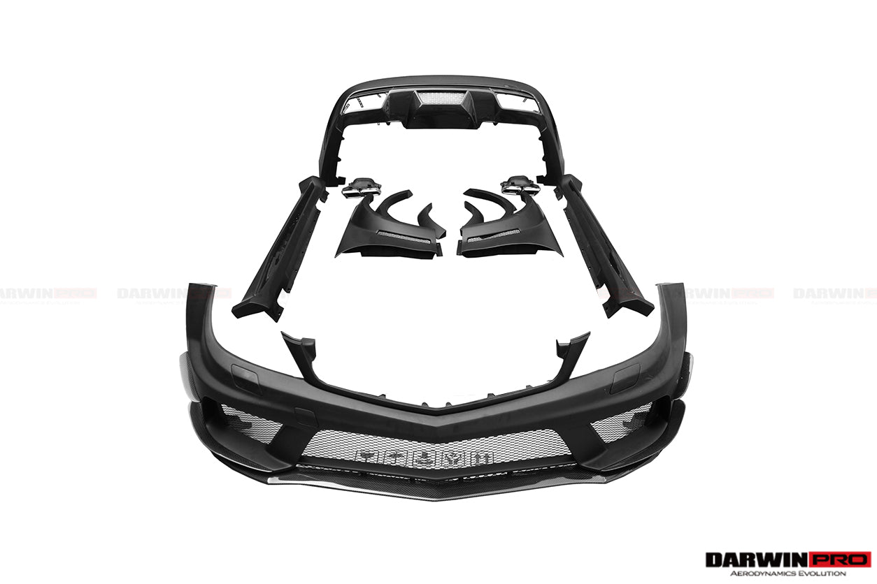 2012-2014 Mercedes Benz W204 C63 AMG Sedan BKSS Style Wide Full Body Kit - DarwinPRO Aerodynamics
