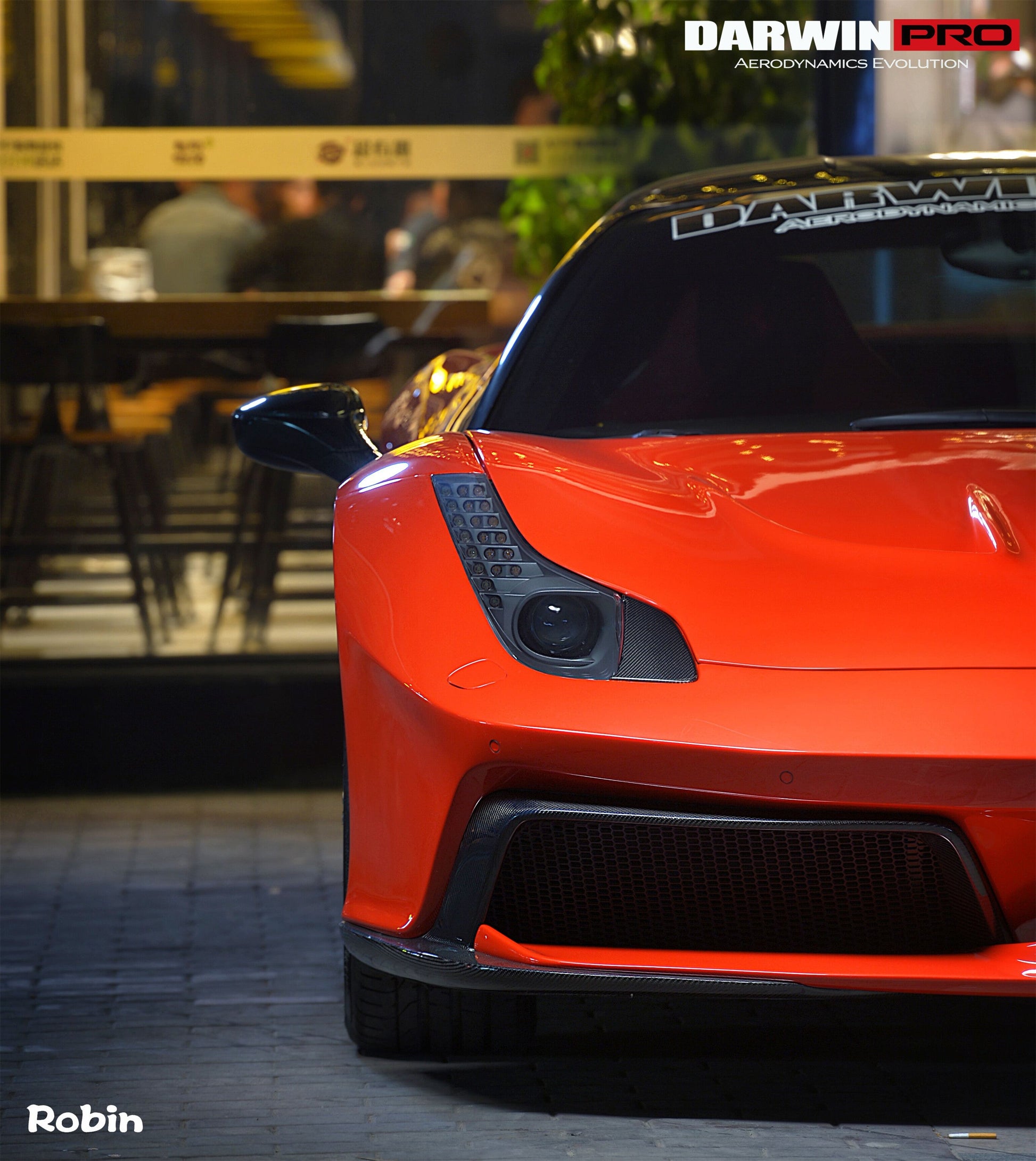 2010-2015 Ferrari 458 Coupe BKSS Style Partial Carbon Fiber Full Body Kit - DarwinPRO Aerodynamics