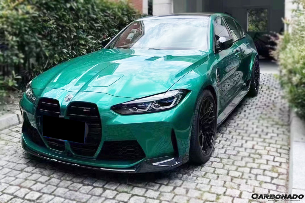 2021-UP BMW M3 G80 MP Style Carbon Fiber Side Skirts - DarwinPRO Aerodynamics