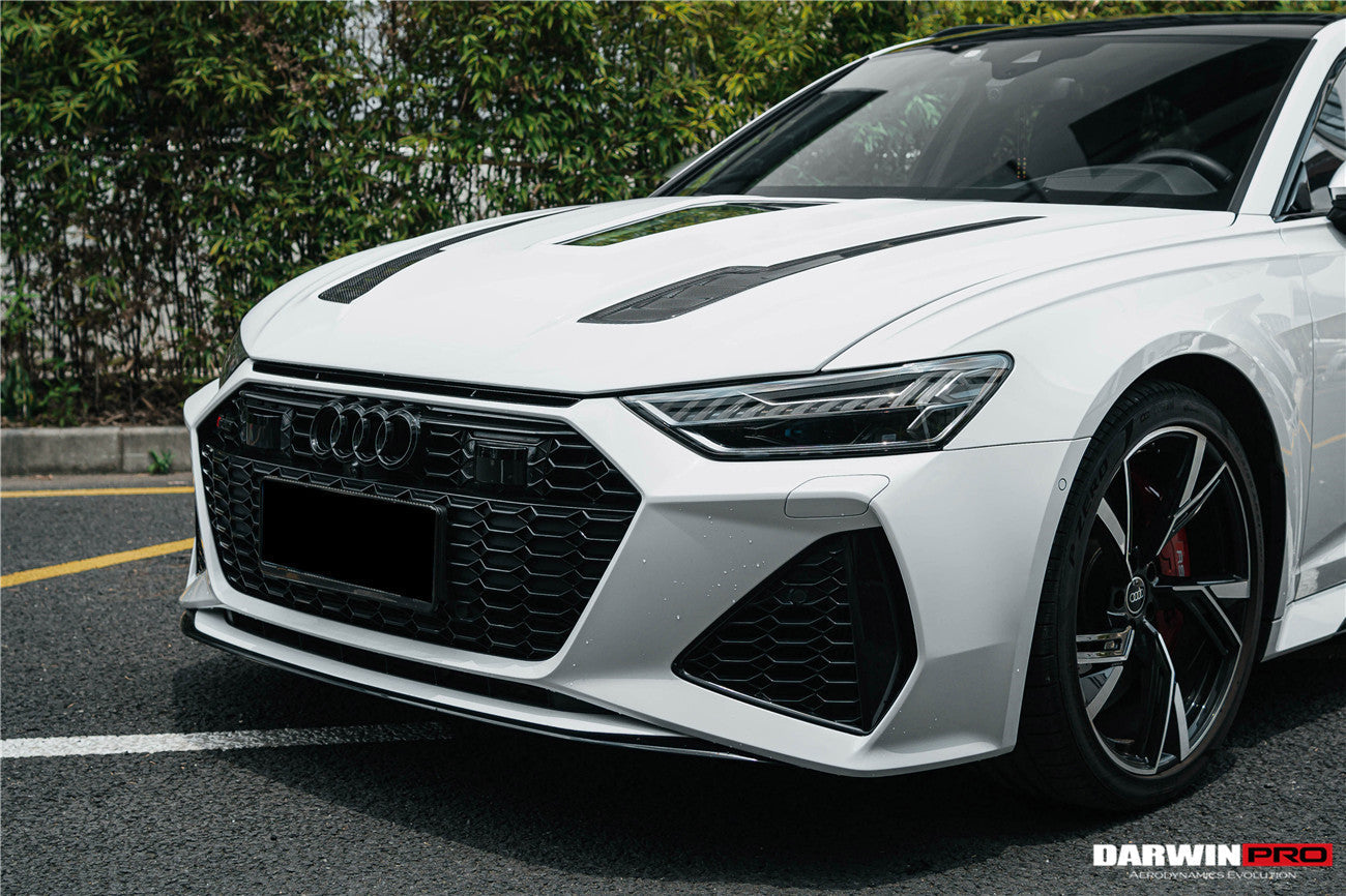 2019-2023 Audi RS6 Avant C8 IMP Performance Partial Carbon Fiber Hood - DarwinPRO Aerodynamics