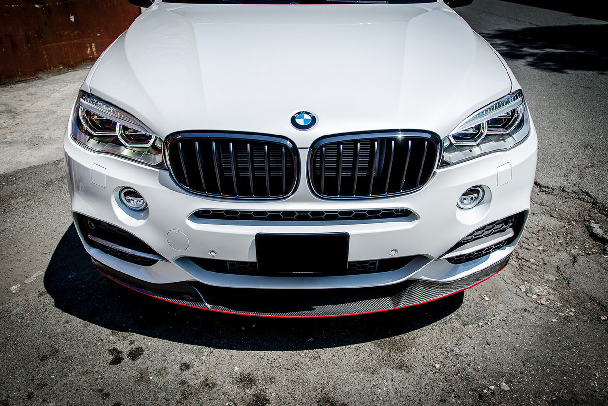 2014-2018 BMW X5 F15 MP Style Carbon Fiber Front Lip (MT ONLY) - Carbonado