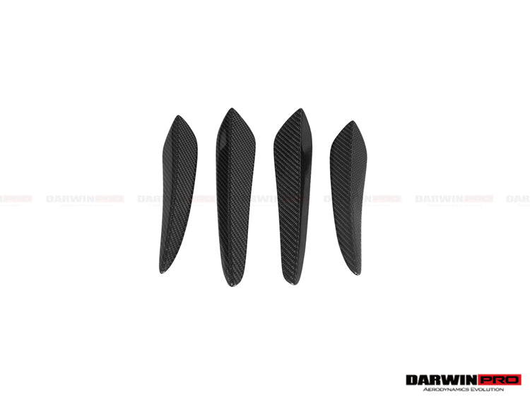 2016-2019 Porsche 911 991.2 Turbo/S BKSS Style Carbon Fiber Front Canards - DarwinPRO Aerodynamics