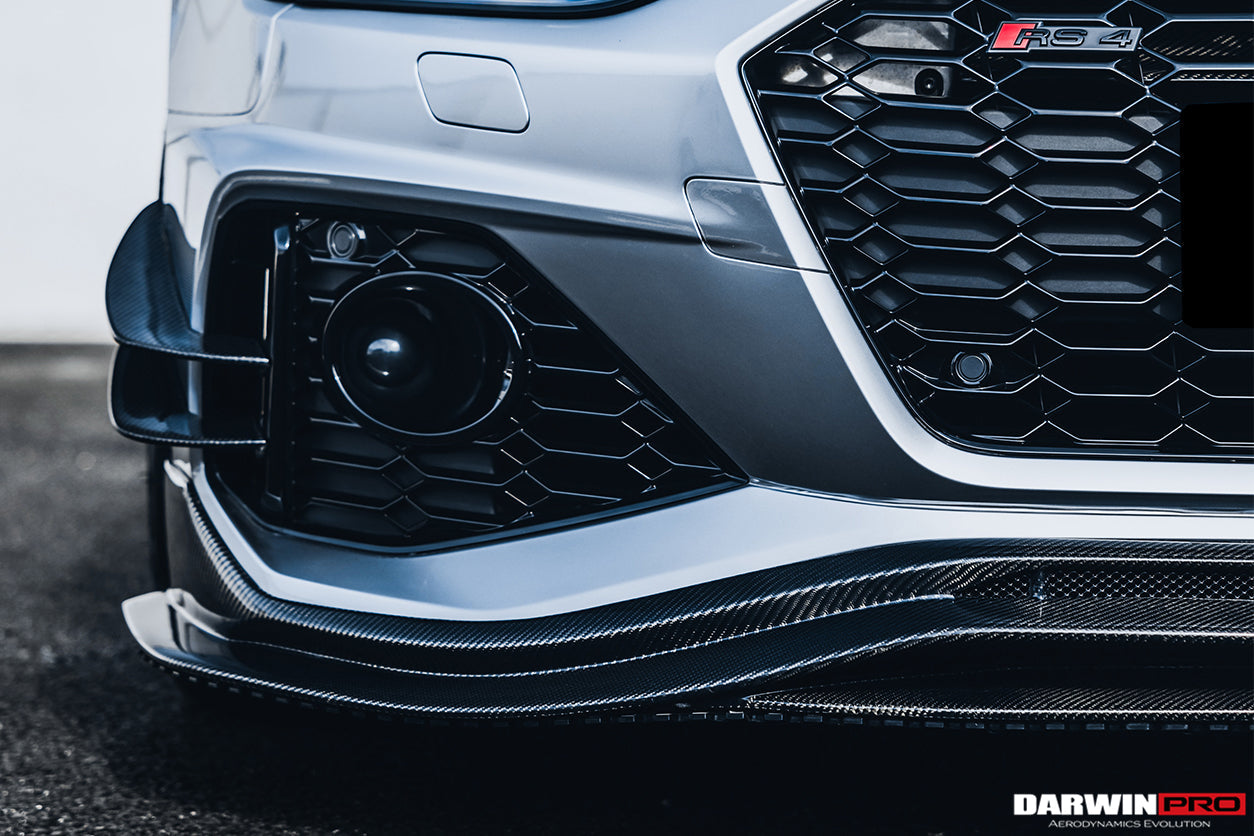 2020-2022 Audi RS4 B9.5 BKSS Style Carbon Fiber Front Lip - DarwinPRO Aerodynamics