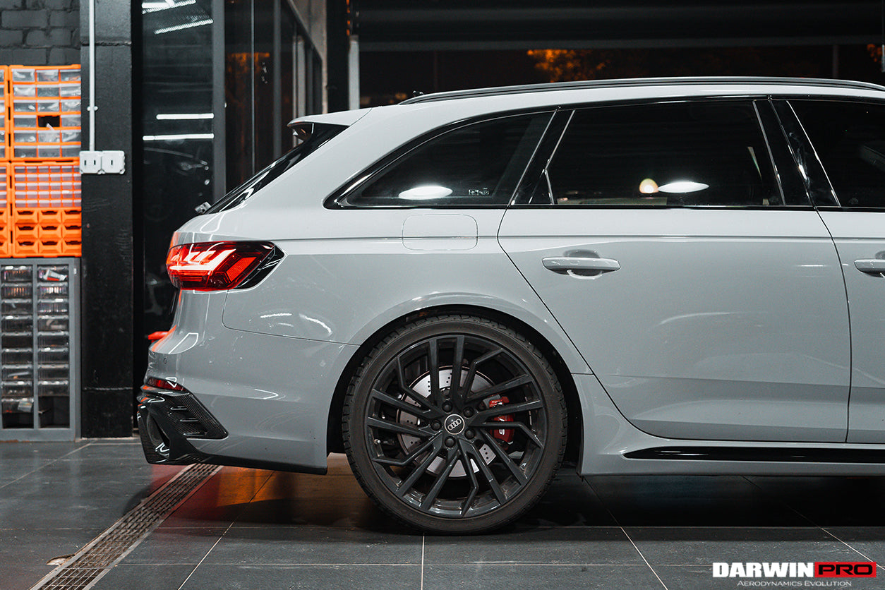 2017-2022 Audi RS4 B9 BKSS Style Rear Diffuser w/ Caps - DarwinPRO Aerodynamics