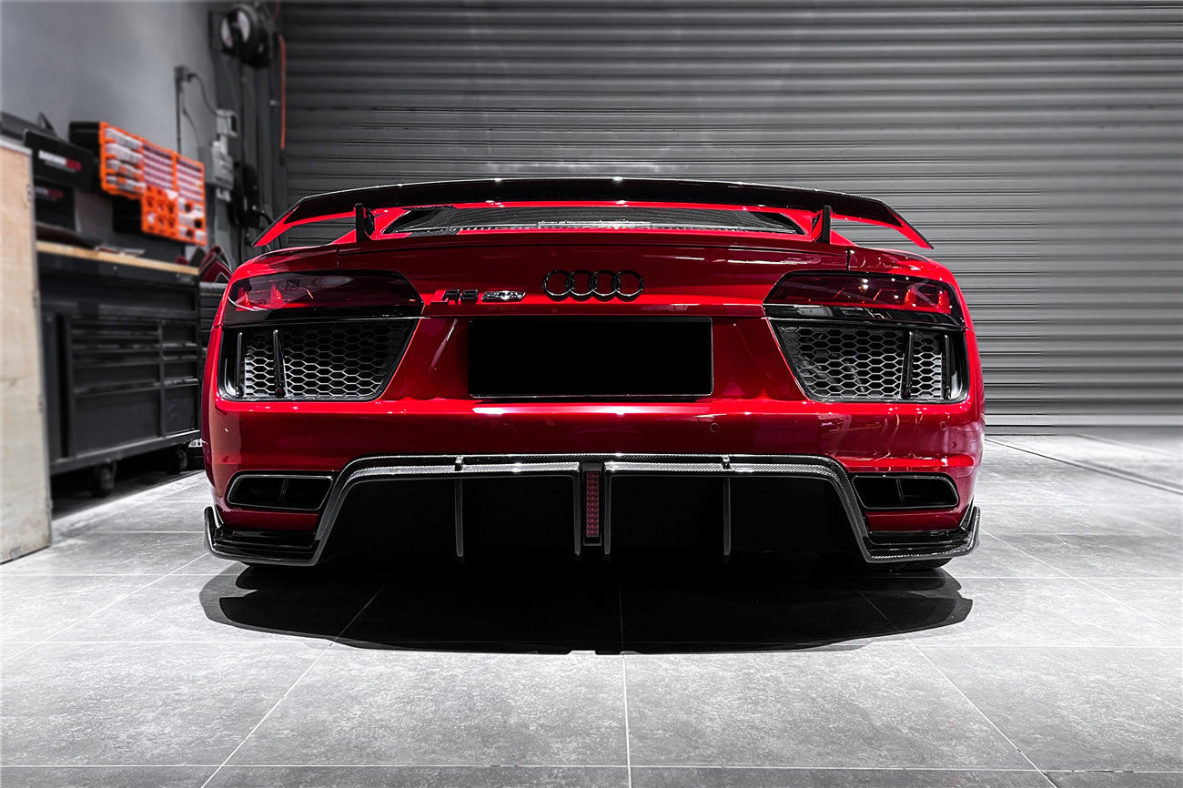 2016-2018 Audi R8 Coupe/Spyder iMP Performance Carbon Fiber Rear Diffuser - DarwinPRO Aerodynamics