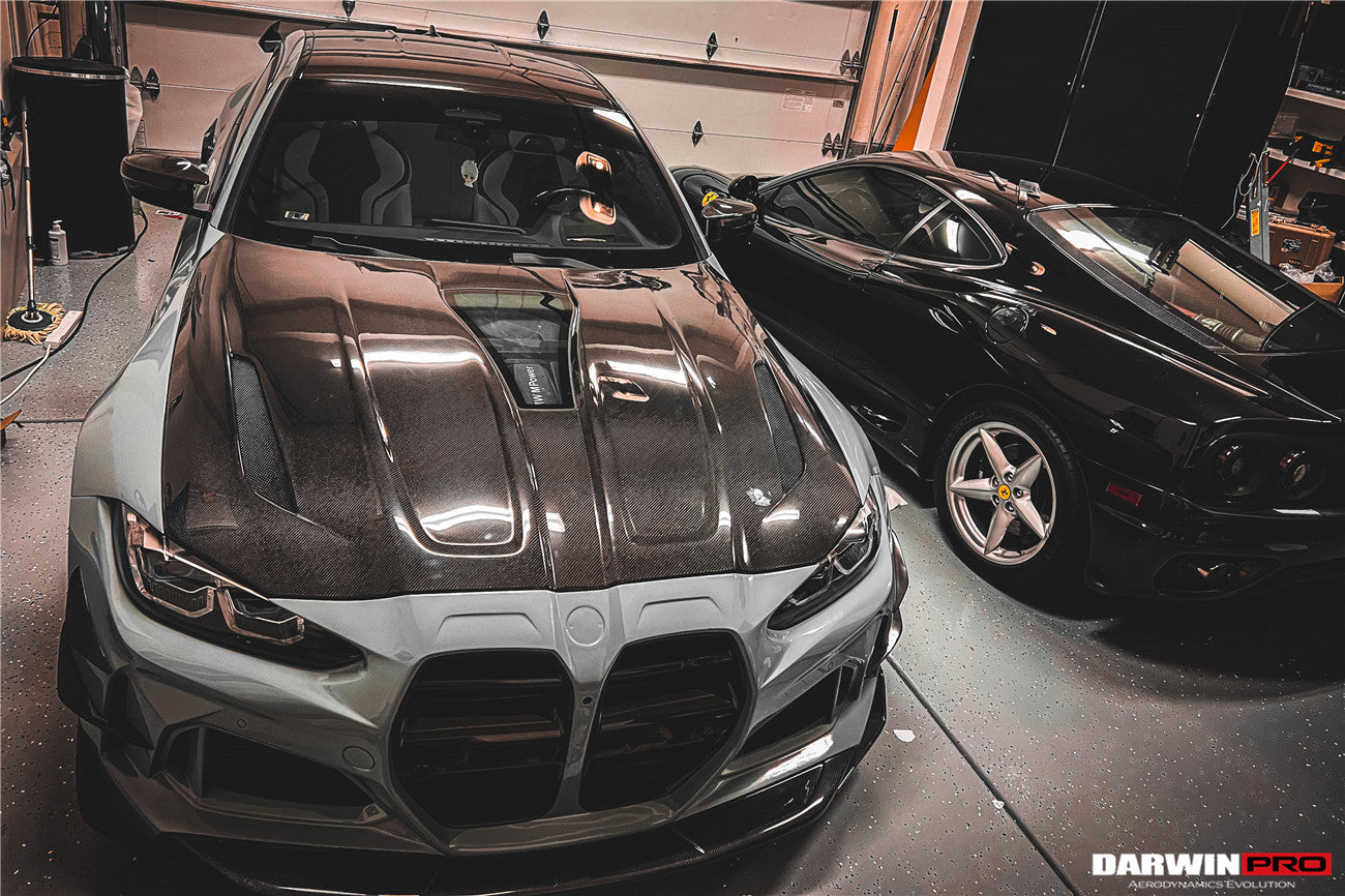 2021-2024 BMW M3 G80 G81 M4 G82 G83 IMP Performance Carbon Fiber Hood - DarwinPRO Aerodynamics