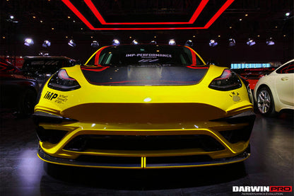2017-2023 Tesla Model 3 IMP Performance Carbon Fiber Hood - DarwinPRO Aerodynamics