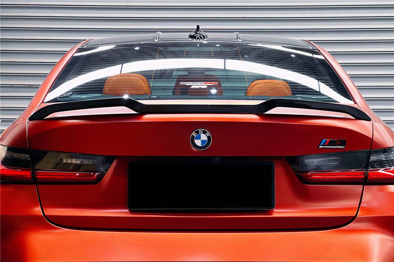 2021-UP BMW M3 G80 G20 VRS Style Carbon Fiber Trunk Spoiler - Carbonado