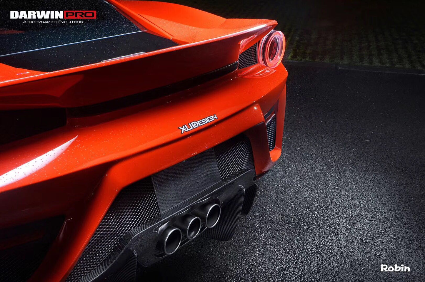 2010-2015 Ferrari 458 Coupe BKSS Style Partial Carbon Fiber Full Body Kit - DarwinPRO Aerodynamics