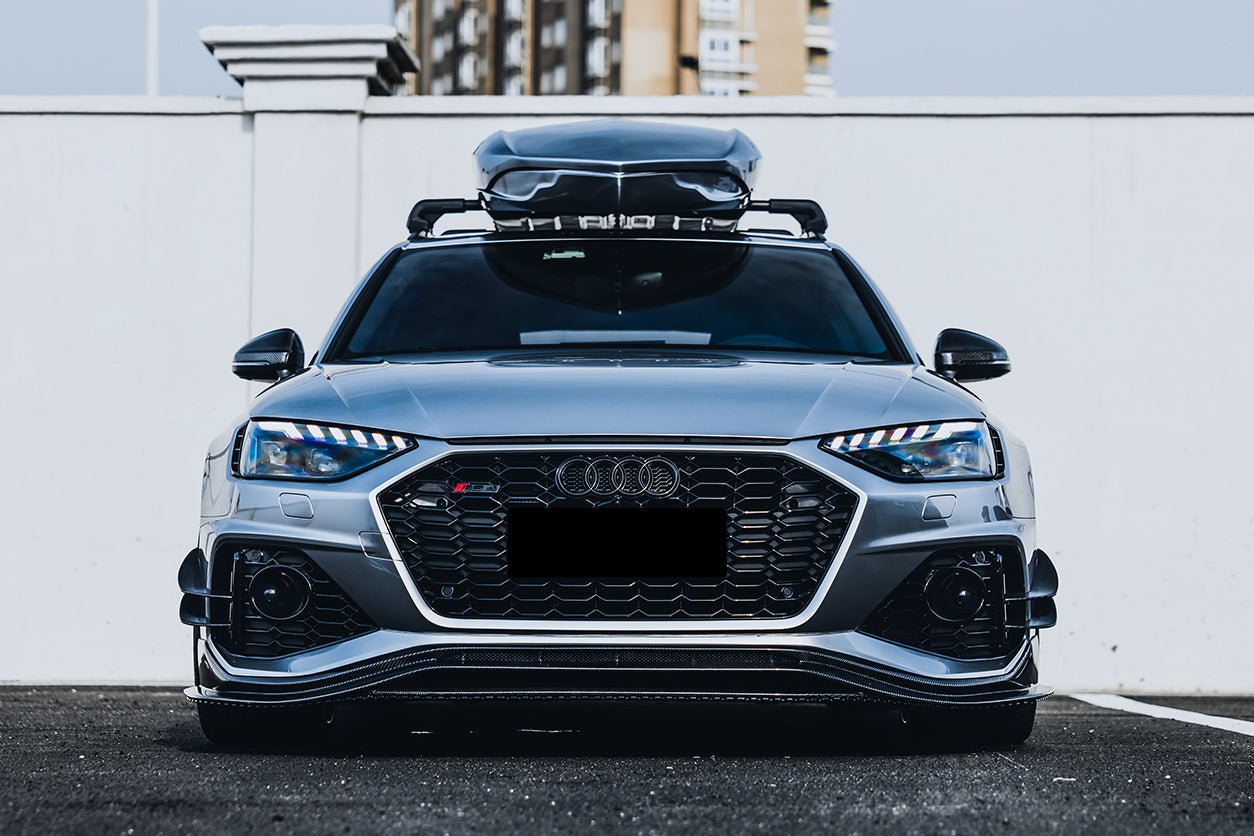 DarwinPRO 2020-2024 Audi RS4 B9.5 BKSS Style Carbon Fiber Front Lip - DarwinPRO Aerodynamics