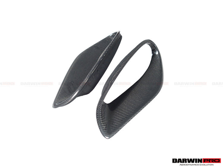 2013-2019 Porsche 991 Turbo/S OEM Style Carbon Fiber Quarter Panel Side Scoops - DarwinPRO Aerodynamics