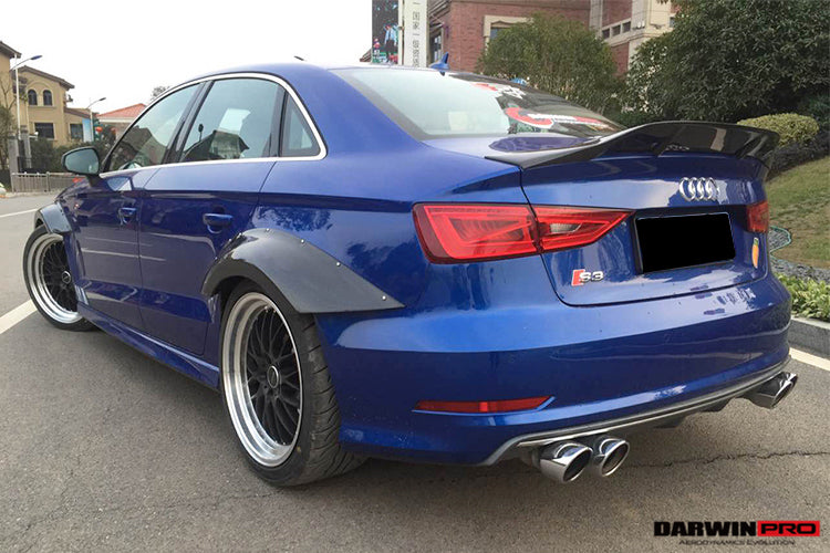 2013-2016 Audi S3/ A3 Sline Sedan BKSS Style Wide Fender Flare - DarwinPRO Aerodynamics