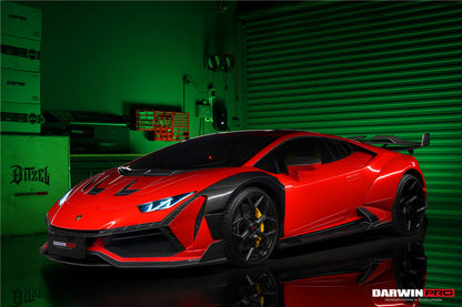 2015-2022 Lamborghini Huracan LP610 & LP580 Coupe Only BKSSII Style Full Wide Body Kit - DarwinPRO Aerodynamics
